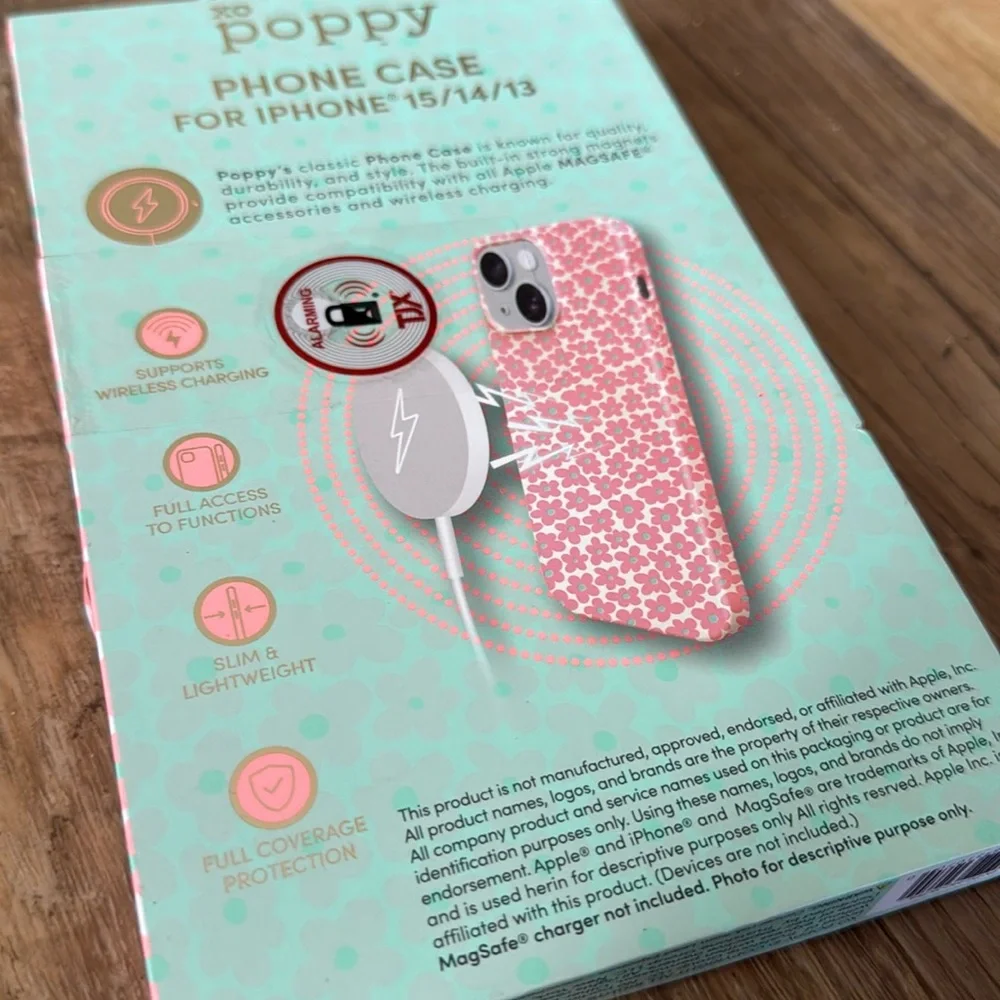 XO Poppy Phone Case for iPhone 15 / 14 / 13